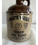 Vintage McCormick Platte Valley Straight Corn Whiskey Quart Stoneware Jug - $38.02 CAD
