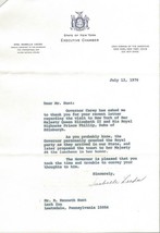 Isabelle Leeds Signed 1976 Letter New York Governor Carey Special Assistant - £15.63 GBP