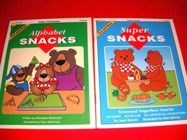 Fun &amp; Easy Super Snacks &amp; Alphabet Snacks Cook Books Magazines for Children Kids - £4.63 GBP