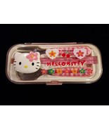 Rare Orig 1990s Sanrio Hello Kitty Untensil Kit Chop Sticks Japanese Pin... - £14.61 GBP