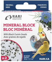 HARI Black Cumin Seed Mineral Block for Small Birds 1.2 oz HARI Black Cu... - £10.50 GBP