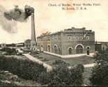 Vtg Postcard 1910 St. Louis MO Missouri Chain of Rocks Water Works Plant  - $38.56