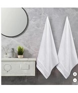 Trident Limited Bath Towels Light Gray 2-Piece Waffle 30&quot; x 58&quot; Cotton 6... - $77.94 CAD