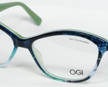 OGI EVOLUTION 9233 2115 RIVIERA BLUE /ALOE UNIQUE EYEGLASSES GLASSES 54-... - $97.03