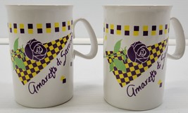 AP) Vintage Set of 2 Amaretto di Saronno Liqueur Advertisement Mugs - £9.27 GBP