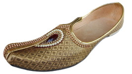 Herren Jutti Mojari Khussa Indisch Ethnisch Hochzeit Flache Schuhe US Size - £25.60 GBP