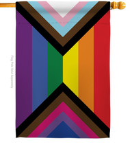 Progress Bisexual Pride - Impressions Decorative House Flag H148690-BO - £29.55 GBP