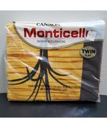 Vintage New Cannon Monticello Seagrass 253 Orange Sunset No Iron Twin Fl... - $831.24 MXN
