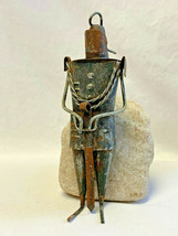 Handmade Antq Tin Soldier Figure Art Figurine Toy Military Display Sculp... - £79.89 GBP