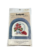 Janlynn Embroidery Kit 0441 Geraniums and Apples 4 x 4 in. by Eleanor Engel - $15.40