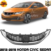 Front Grille Assembly For 2013-2015 Honda Civic - £38.25 GBP