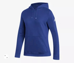 Adidas Women&#39;s Medium New Fleece Hoodie Royal Blue HR8490 - $19.00