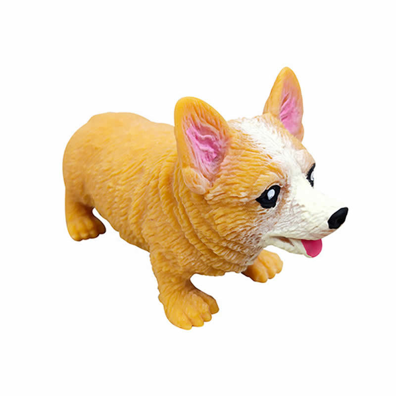 creative animal stretch slow rebound Lala Corgi squeeze toy - $12.00