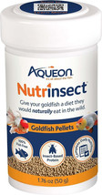 Aqueon Nutrinsect Goldfish Pellets 1.76 oz Aqueon Nutrinsect Goldfish Pellets - £12.48 GBP