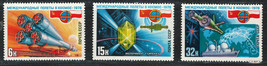 Russia Ussr Cccp 1978 Vf Mnh Stamps Set Scott # 4670-72 &quot; Space &quot; - £1.16 GBP