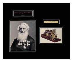 Samuel Morse Signature Document Cut Museum Framed and Ready to Display - £1,323.47 GBP