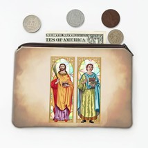 Saints Cosmas And Damian : Gift Coin Purse Christian Brothers Catholic C... - £7.46 GBP