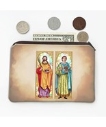 Saints Cosmas And Damian : Gift Coin Purse Christian Brothers Catholic C... - £8.00 GBP