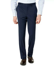 $128 IZOD Men&#39;s Navy Pindot Classic Fit Suit Pants 34W x 30L NWT - $28.66
