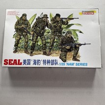 US Navy SEALs Vietnam Model Kit 1/35 Shanghai Dragon New Complete - $276.38 MXN