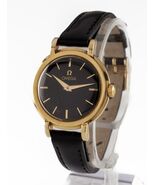 OMEGA Femmes 18k Or Mécanique Remontage Montre Ref # 442 W / Cuir Bande - €3.935,85 EUR