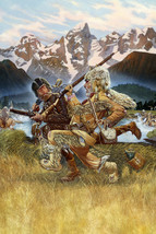Brian Keith Charlton Heston The Mountain Men 24X36 Poster Art Rare - £23.58 GBP