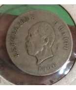 elf Haiti 10 Centimes 1906 President  Waterbury Mint - £3.91 GBP