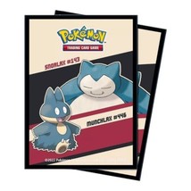 Ultra Pro Pokemon TCG Deck Protector Sleeves Snorlax Munchlax 65 Card Sleeves - £12.54 GBP