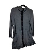 Mado et les Autres Cardigan Jacket Gray Black Size 4 - $18.80