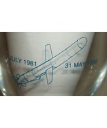 USAF US Air Force 868th Missile Testing wine glass 1981-1990 inactivation - $20.48 CAD