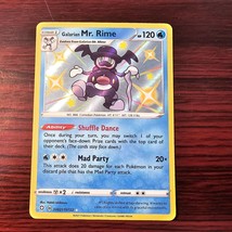 Pokemon Card Galarian Mr. Rime SV021/SV122 Shiny Vault Shining Fates Nea... - £1.91 GBP