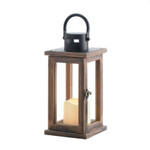 New Lodge Wooden Candle Lantern Hanging or Tabletop Small or Large - £31.12 GBP+