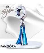PANDORA DISNEY FROZEN Elsa&#39;s charm Princess Dress 791590ENMX US SELLER - $57.97 CAD