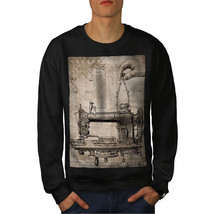 Wellcoda Sewing Machine Mens Sweatshirt, Mechanical Casual Pullover Jumper - £24.11 GBP+