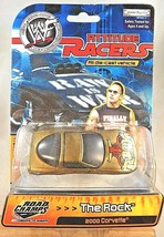 2001 Road Champs WWF Attitude Racers THE ROCK 2000 Corvette Dark Gold Die-Cast - £14.02 GBP