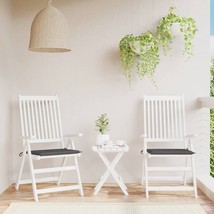 Chair Cushion Set of 2 Anthracite Oxford fabric (100% polyester) - $1,312.85 MXN