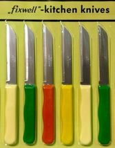 FIXWELL Stainless Steel Knife Set Multipurpose Kitchen Knives Assorted Set Of 6 - £7.40 GBP