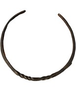 Hand Forged Twisted Iron torc, Celtic Solid Metal Torc Rustic Vintage, P... - €23,26 EUR