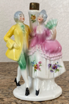 Vtg Porcelain Courting Couple Lamp Victorian Figurine Germany 7&quot;-No Elec... - £14.81 GBP