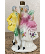 Vtg Porcelain Courting Couple Lamp Victorian Figurine Germany 7&quot;-No Elec... - $355.98 MXN