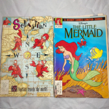 The Little Mermaid (#3) and Sebstian Travels the World (1) Comic Books T... - £4.70 GBP