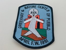 Advertising Patch Logo Emblem Sew vtg patches Pueblo Colorado CO Greenway nature - £13.12 GBP