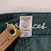 Maurices Skinny Leg Green Cotton Stretch Corduroy Pants in Women’s Size Small image 5