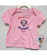 Philadelphia Phillies Infant &quot;MY FIRST TEE&quot; in Blue Red on  Pink  18M Ma... - £15.73 GBP