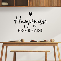 Vinyl Wall Art Decal - Happiness Is Homemade - 9&quot; X 15&quot; - Inspirational Quote - £19.17 GBP