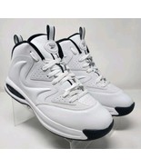 reebok galaxy1 white patent leather basketball shoes 096069 Size 9 - £36.77 GBP