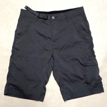 prAna Zion 12&quot; Inseam Dark Gray Hiking Outdoors Stretch Cargo Shorts Siz... - $480.34 MXN