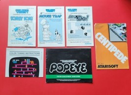 Colecovision Manuals Lot 5 Manuals Donkey Centipede Donkey Kong More - No Games - £18.37 GBP