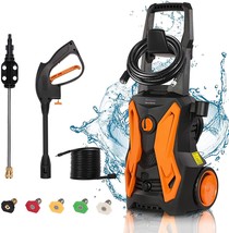 3200PSI Electric Pressure Washer, 2.6GPM 2000W Power Washer High Pressure - £149.50 GBP