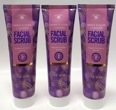 ( 3 Tubes ) BBHills Facial Scrub Orange Blossom + Lavender 5 oz Ea NEW S... - $23.73